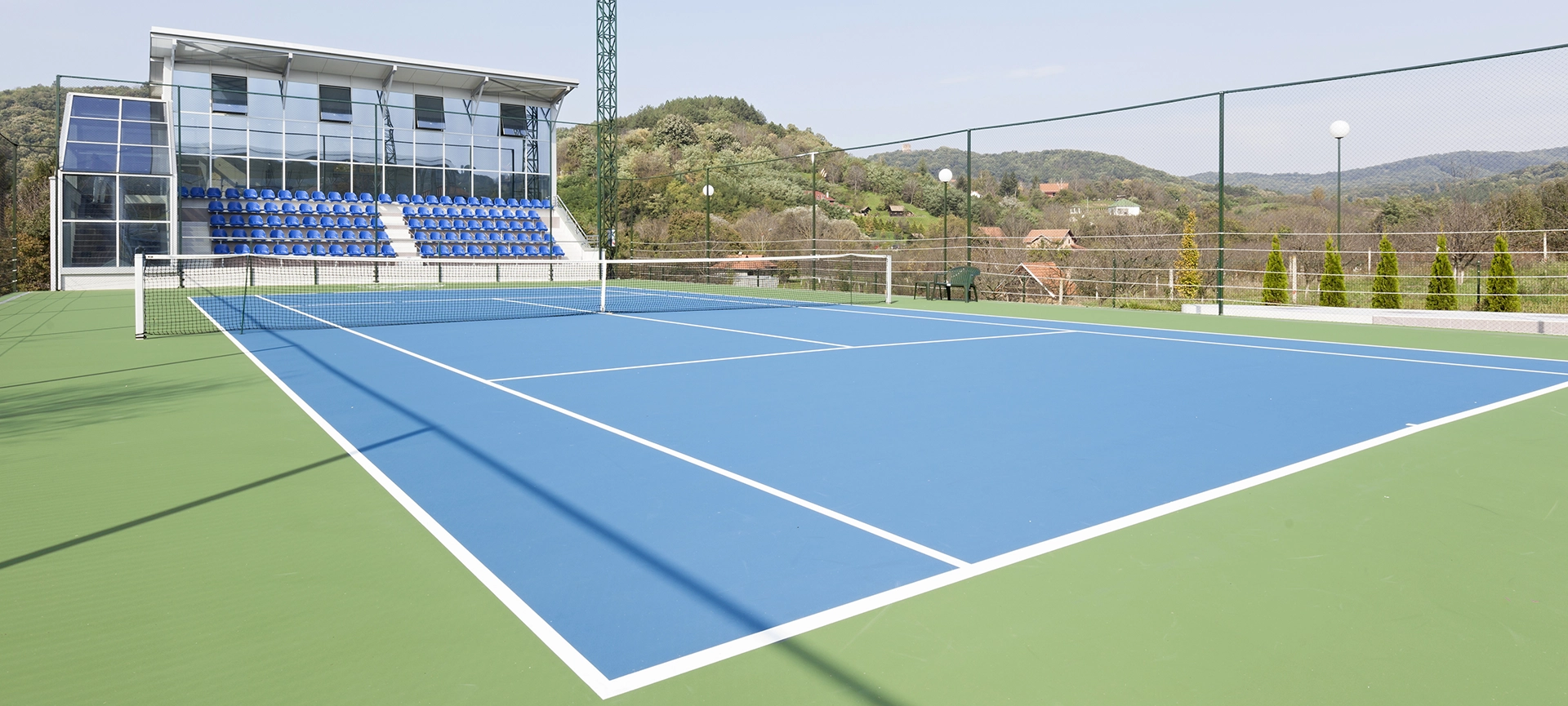 Tennis court resurfacing and repair services in Dallas Texas